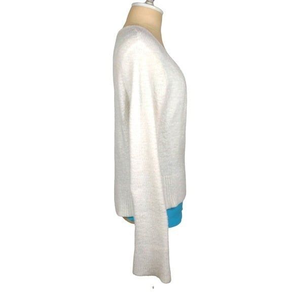 Sarsaparilla Deep Front Neckline Long Sleeve Sweater size Large - Picture 5 of 10